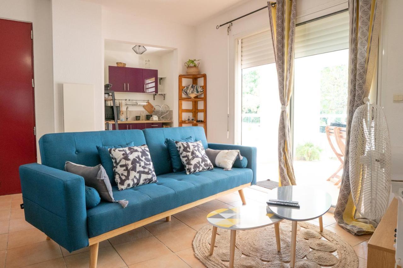 L'Ile Au Paon - Appartement T2 Avec Piscine Et Parking Les Abymes Exterior foto